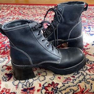 Sketchers Platform Combat Boots